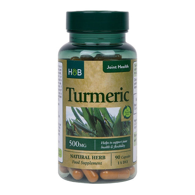 Куркума (Turmeric) 500мг 90 капсули, H&B  Holland & Barrett - Nutra Best Bulgaria