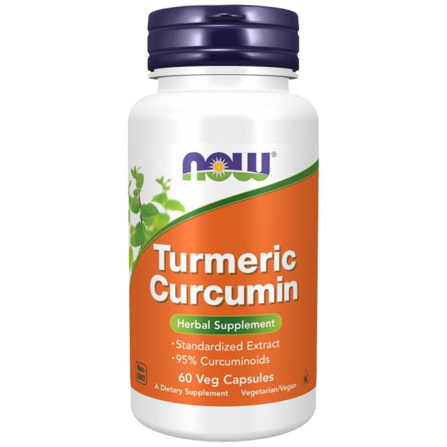Turmeric Curcumin 665 mg - 60 капсули  NOW Foods - Nutra Best Bulgaria