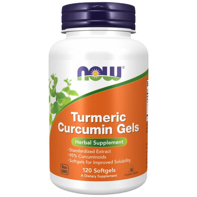 Turmeric Curcumin Softgels 475 mg - 120 Гел капсули  NOW Foods - Nutra Best Bulgaria