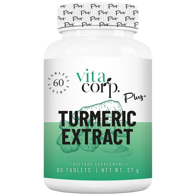 Turmeric Extract 200 mg - 60 Таблетки  VitaCorp - Nutra Best Bulgaria