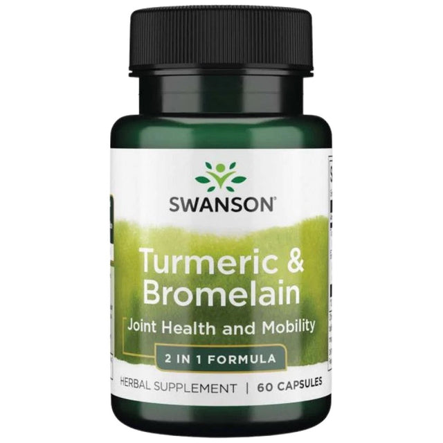Turmeric and Bromelain 60 капсули  Swanson - Nutra Best Bulgaria