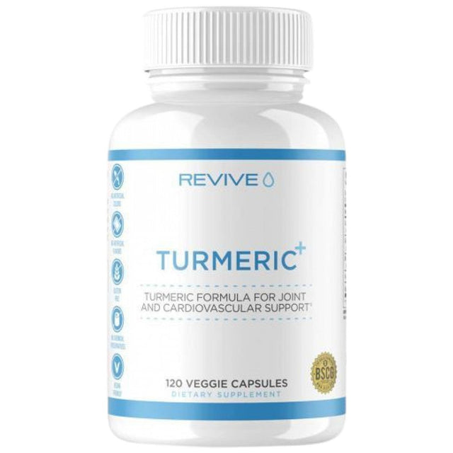 Turmeric+ | with Boswellia & R-ALA - 120 капсули  Revive - Nutra Best Bulgaria