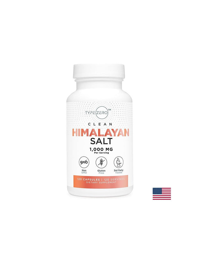 Електролитен баланс - Натрий (Хималайска розова каменна сол) TypeZero™, 320 mg  Nutricost - Nutra Best Bulgaria