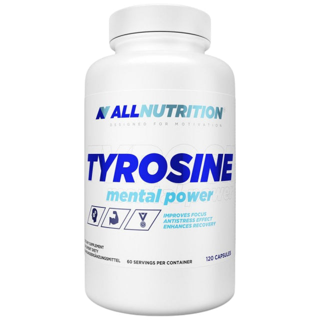 Tyrosine | Mental Power - 120 капсули  AllNutrition - Nutra Best Bulgaria