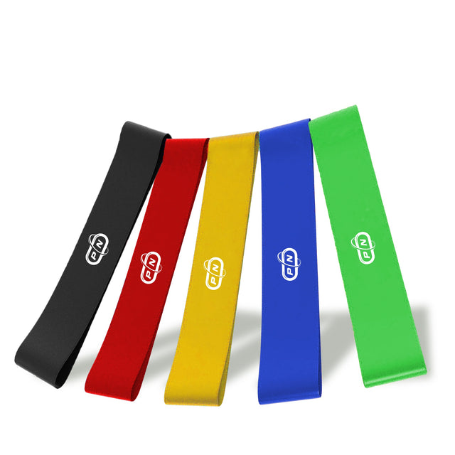 КОМПЛЕКТ ТРЕНИРОВЪЧНИ ЛАСТИЦИ - RESISTANCE LOOP SET - 5 pcs - Nutra Best Bulgaria