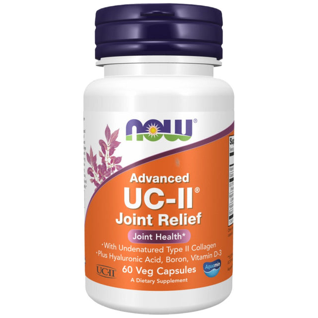 UC-II® | Advanced Joint Relief - 60 капсули  NOW Foods - Nutra Best Bulgaria
