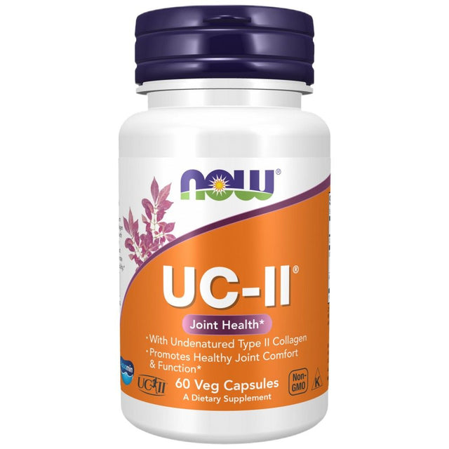 UC II / Type 2 Collagen 40 mg - 60 капсули  NOW Foods - Nutra Best Bulgaria