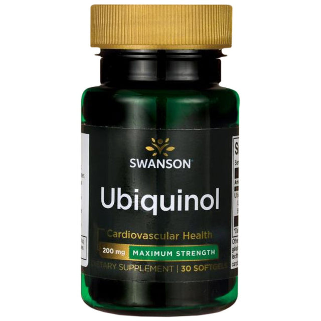 Ubiquinol - Maximum Strength 30 Гел капсули  Swanson - Nutra Best Bulgaria