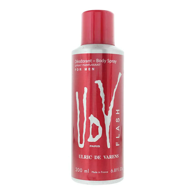 Ulric De Varens, Flash, Deodorant Spray, For Men, 200 ml  Ulric De Varens - Nutra Best Bulgaria