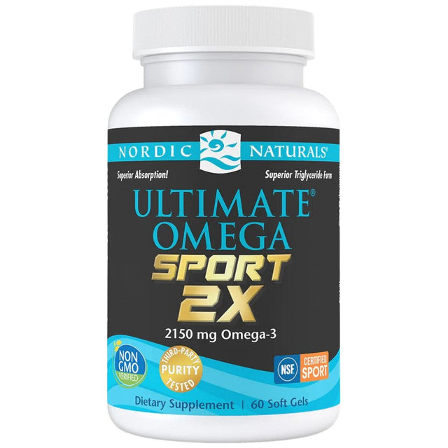Ultimate Omega 2X Sport - 60 Гел капсули  Nordic Naturals - Nutra Best Bulgaria