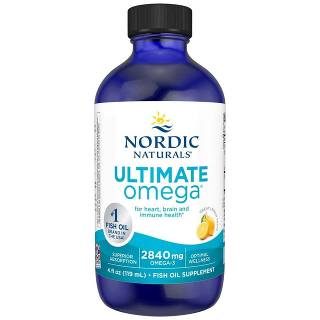 Ultimate Omega Liquid 2840 mg - 119 мл  Nordic Naturals - Nutra Best Bulgaria