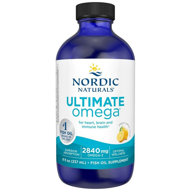 Ultimate Omega Liquid 2840 mg - 237 мл  Nordic Naturals - Nutra Best Bulgaria