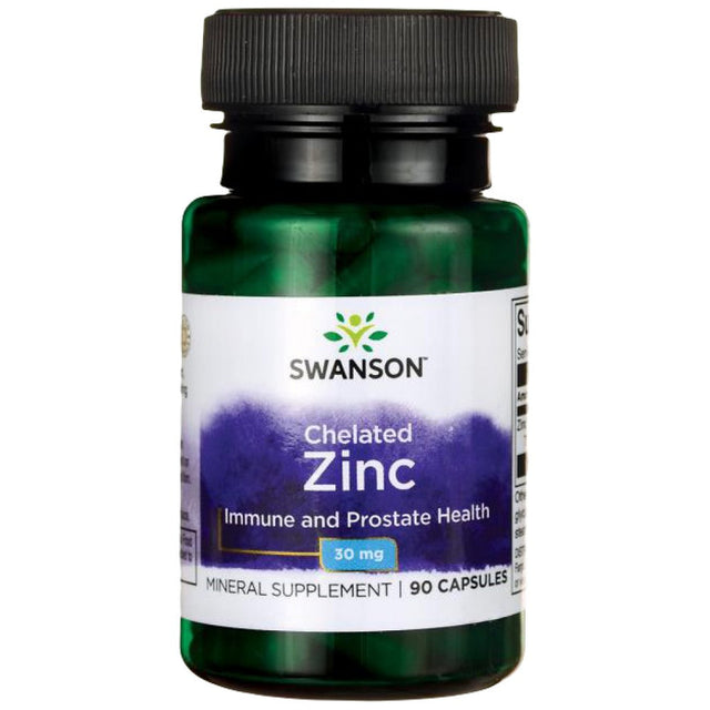 Ultra Albion Chelated Zinc 30 mg 90 капсули  Swanson - Nutra Best Bulgaria