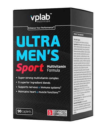 Ultra Men`s Sport Multivitamin / 90 Caps  VPLAB - Nutra Best Bulgaria