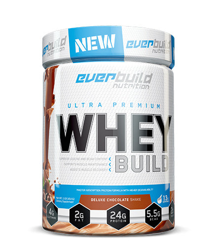 Ultra Premium Whey Protein Build - 0.454 KG  EVERBUILD - Nutra Best Bulgaria