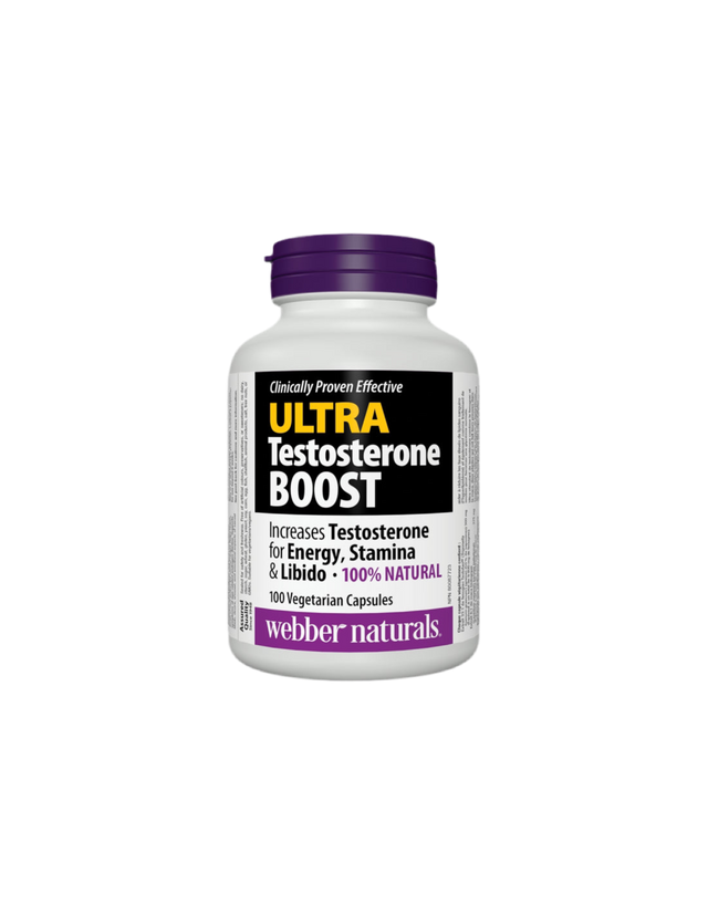 Ultra Testosterone Boost – Ултра тестостерон бууст, 100 капсули  Webber Naturals - Nutra Best Bulgaria