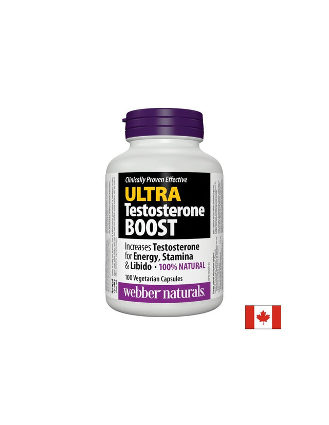 Ultra Testosterone Boost – Ултра тестостерон бууст, 100 капсули  Webber Naturals - Nutra Best Bulgaria