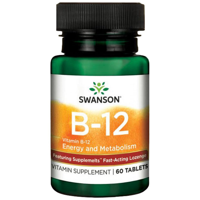 Ultra Vitamin B-12 High Absorption 60 Таблетки  Swanson - Nutra Best Bulgaria