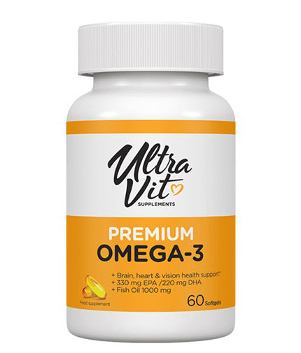 UltraVit Premium Omega 3 / 60 Softgels  VPLAB - Nutra Best Bulgaria