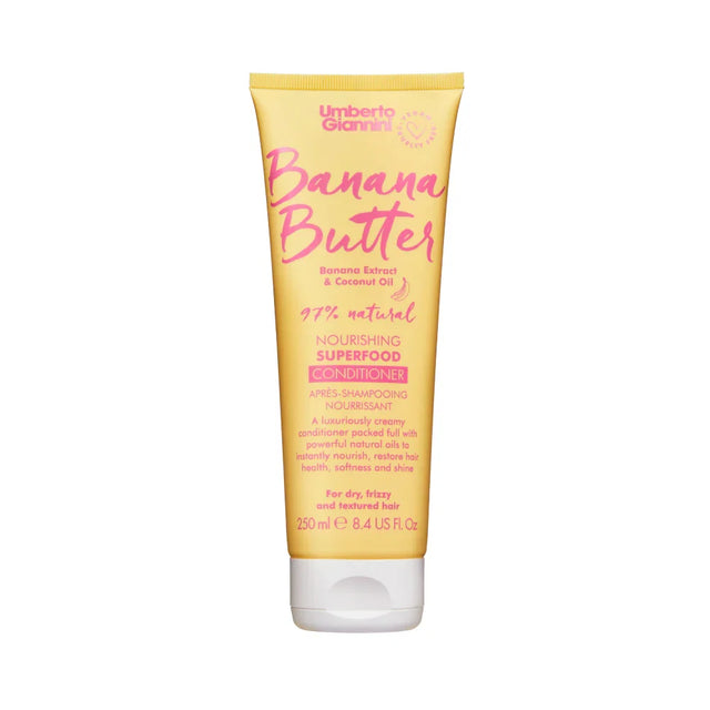 Umberto Giannini, Banana Butter, Vegan & Cruelty-Free & Natural Ingredients, Hair Conditioner, Nourishing & Moisturising, 250 ml  Umberto Giannini - Nutra Best Bulgaria
