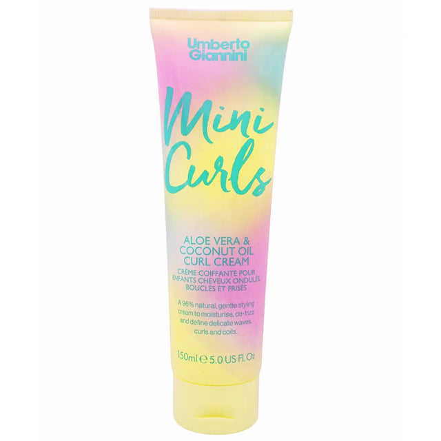 Umberto Giannini, Mini Curls, Aloe Vera, Hair Styling Cream, Light To Medium Hold, 150 ml  Umberto Giannini - Nutra Best Bulgaria