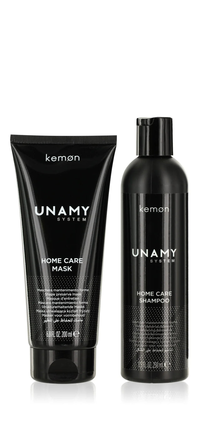 Unamy System Home Care Set Kemon: Unamy System Hair Care, Hair Shampoo, 250 ml + Unamy System Hair Care, Hair Treatment Cream Mask, 200 ml  Kemon - Nutra Best Bulgaria