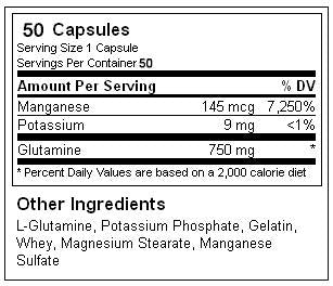 Glutamine 50 капсули - Nutra Best Bulgaria