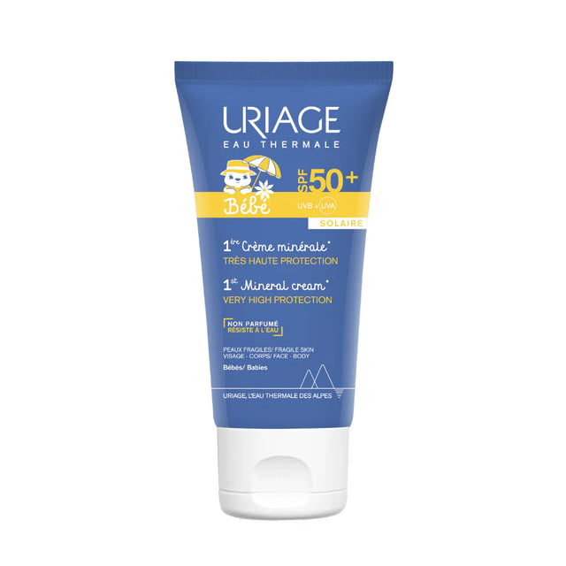 Uriage - Bébé 1st Mineral Cream SPF 50+ - 50ml  Uriage - Nutra Best Bulgaria