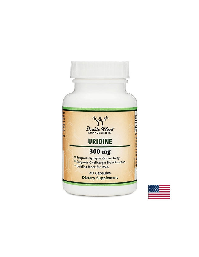 Uridine/ Уридин монофосфат, 60 капсули Double Wood  Double Wood - Nutra Best Bulgaria