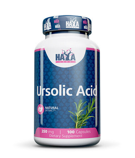 Ursolic Acid 250mg. / 100 Caps.  Haya Labs - Nutra Best Bulgaria