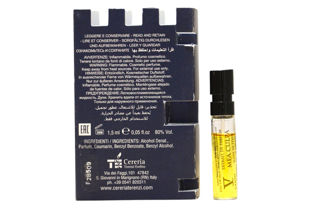V Canto, Mea Culpa, Extrait De Parfum, Unisex, 1.5 ml *Vial  V Canto - Nutra Best Bulgaria