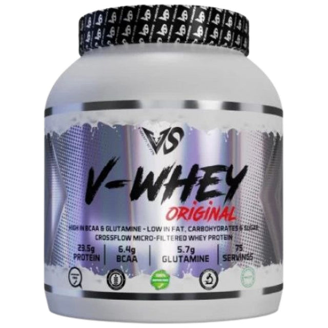 V-Whey Original | High in BCAA and Glutamine - 2250 грама  V-Shape Supplements - Nutra Best Bulgaria