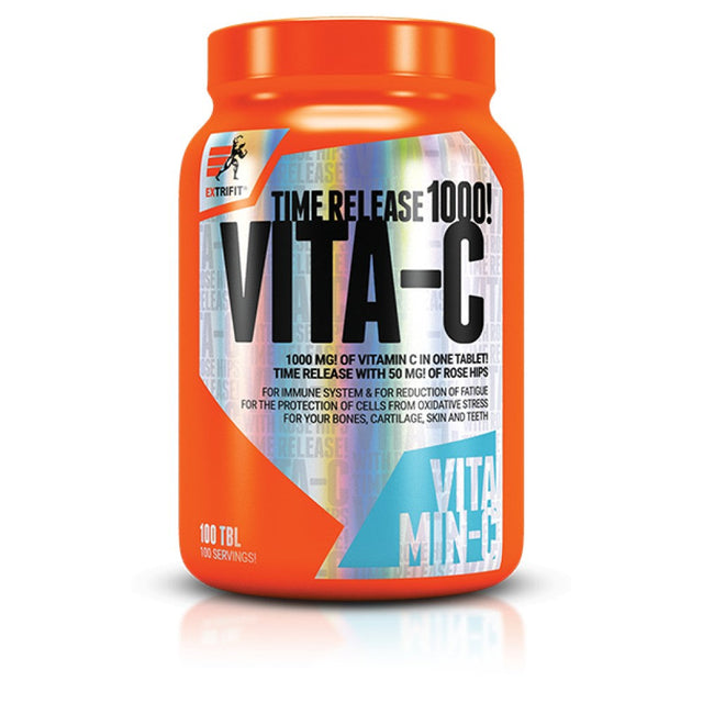 VITA-C Time Release 1000 - 100 Таблетки  Extrifit Sports Nutrition - Nutra Best Bulgaria