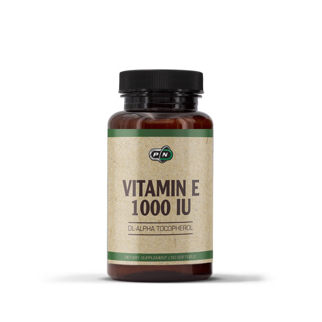 VITAMIN E 1000 IU - 50 Softgels  Pure Nutrition - Nutra Best Bulgaria