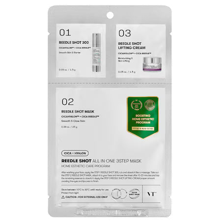 VT Cosmetics - Reedle Shot All-in-One 3-Step Mask, 1pc  VT Cosmetics - Nutra Best Bulgaria