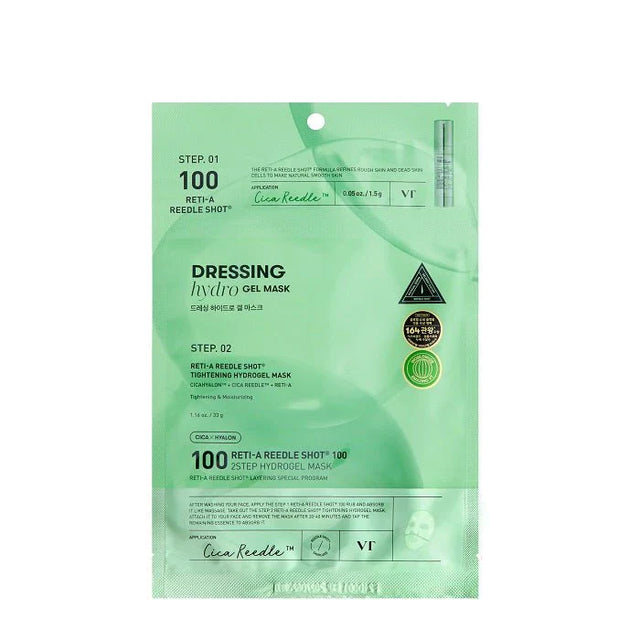 VT Cosmetics - Reti-A Reedle Shot 100 2-Step Hydrogel Mask  VT Cosmetics - Nutra Best Bulgaria