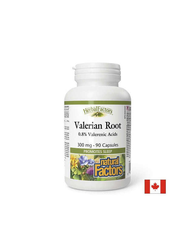 Valerian Root 300 mg - 90 капсули  Natural Factors - Nutra Best Bulgaria