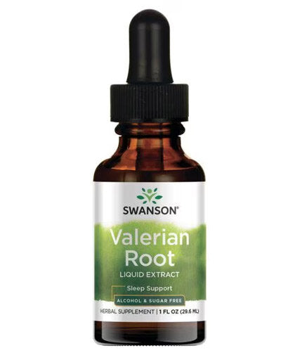 Valerian Root Liquid Extract (Alcohol and Sugar-Free) - 29.6 мл  Swanson - Nutra Best Bulgaria