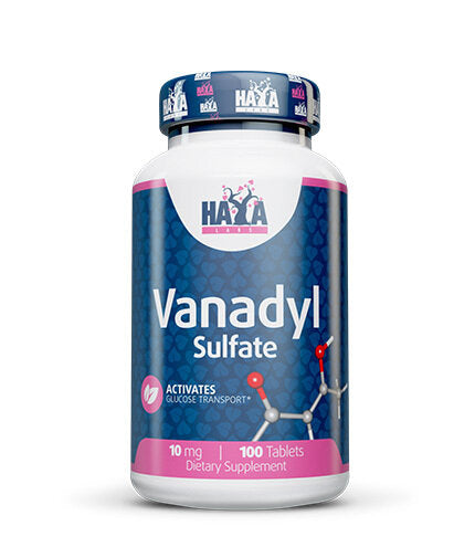 Vanadyl Sulfate 10mg / 100 Tabs.  Haya Labs - Nutra Best Bulgaria