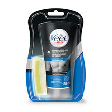 Veet - Depilatory Shower Cream For Sensitive Skin Men Silk & Fresh 150 ml - 150ml - Feel You