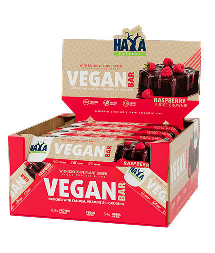 Vegan Bar Box / 12 x 40 g - 0.500 kg  Haya Labs - Nutra Best Bulgaria