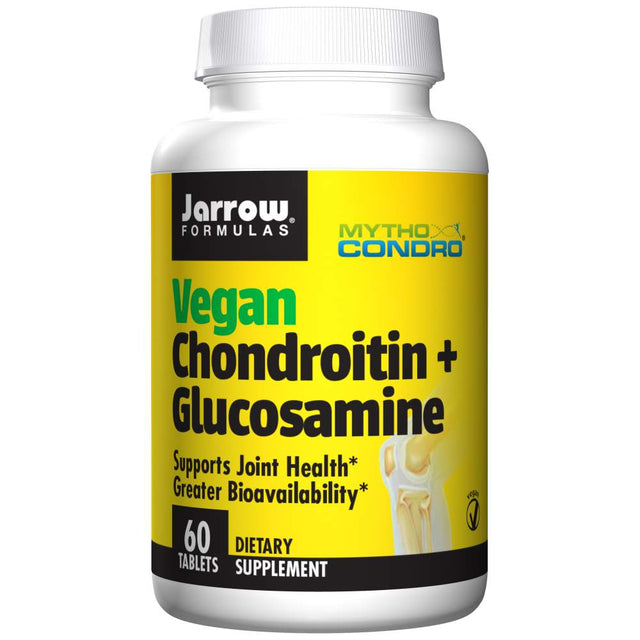 Vegan Chondroitin + Glucosamine 60 Таблетки  Jarrow Formulas - Nutra Best Bulgaria