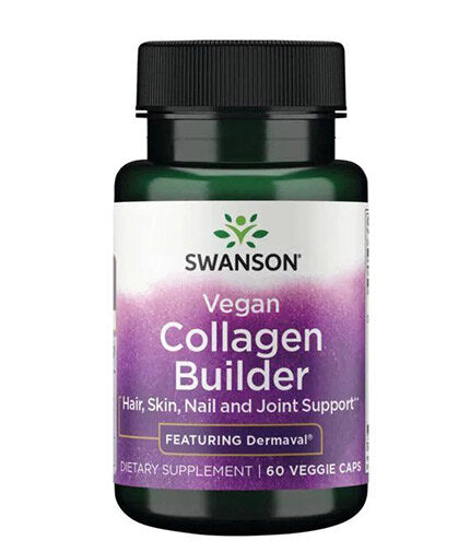 Vegan Collagen Builder | Featuring Dermaval - 60 капсули  Swanson - Nutra Best Bulgaria