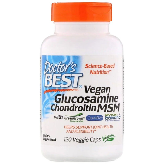 Vegan Glucosamine & Chondroitin & MSM - 120 капсули  Doctor’s Best - Nutra Best Bulgaria