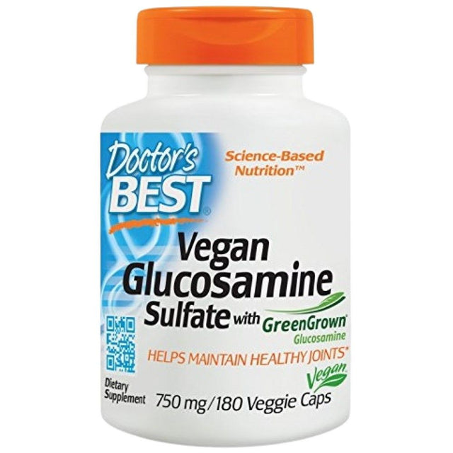 Vegan Glucosamine Sulfate 750 mg | With GreenGrown - 180 капсули  Doctor’s Best - Nutra Best Bulgaria