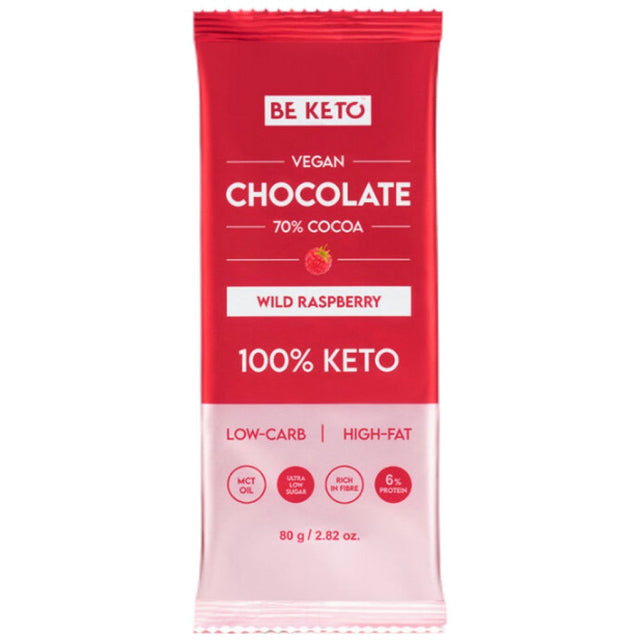 Vegan Keto Chocolate | 70% Cocoa - 80 грама  BeKeto™ - Nutra Best Bulgaria