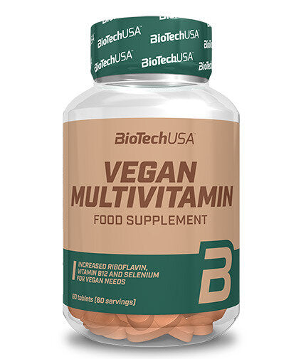 Vegan Multivitamin  60 Tabs  BioTech USA - Nutra Best Bulgaria