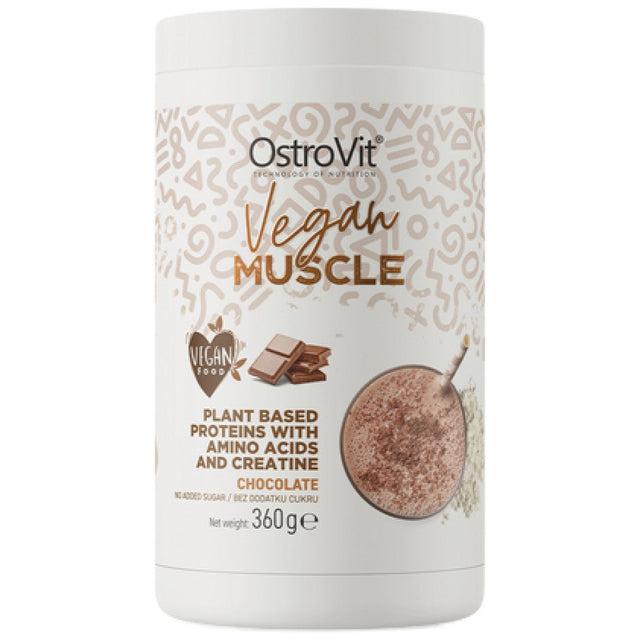 Vegan Muscle | with Creatine, BCAA and Ginseng 360 грама  OstroVit - Nutra Best Bulgaria