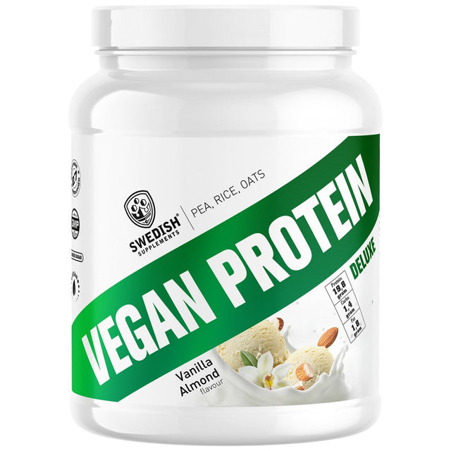 Vegan Protein Deluxe | from Pea, Rice and Oats - 750 грама  Swedish Supplements - Nutra Best Bulgaria
