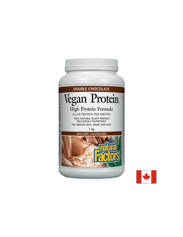 Vegan Protein High Protein Formula - 1000 грама  Natural Factors - Nutra Best Bulgaria